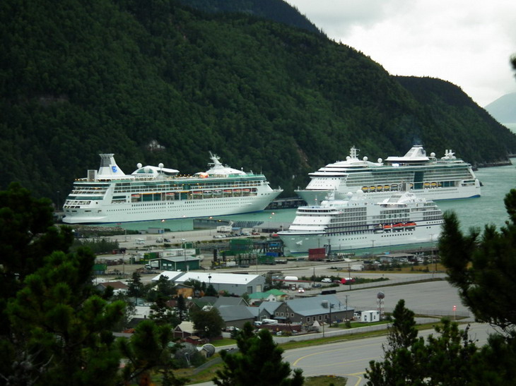 Atasco en Skagway, Viajar a Alaska en Verano