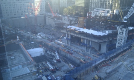 Vistas desde la habitación- Obras en la zona cero, World Center Hotel New York 2