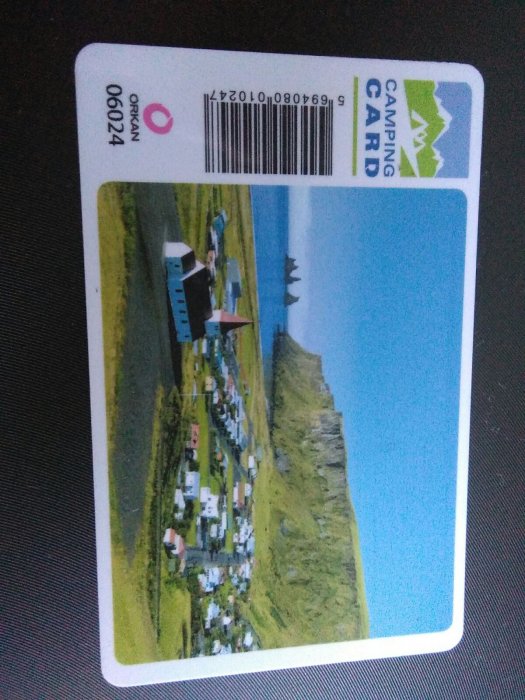 Vendo Camping Card Islandia