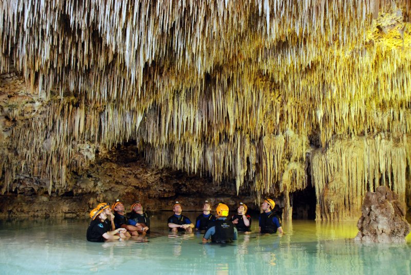 Foto de Rio Secreto en 2010. Ruta azul., Excursiones en Riviera Maya - México