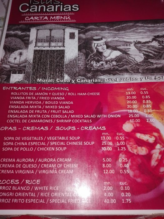 Restaurantes y paladares en La Habana - Cuba