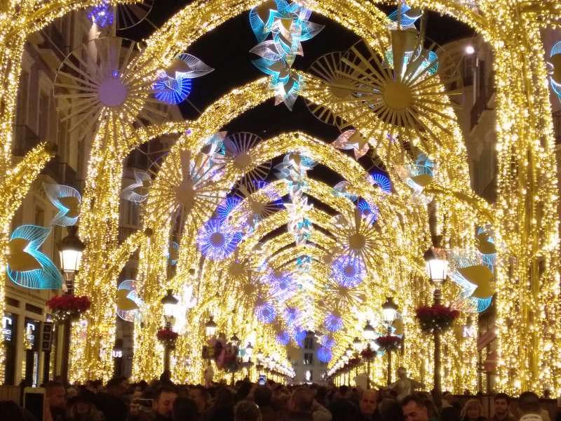 Encendido luces de Navidad en Málaga ✈️ Foro Andalucía