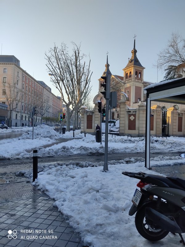 Tormenta Filomena - Basílica de Atocha, Fotografiando la Nieve - Paisajes nevados