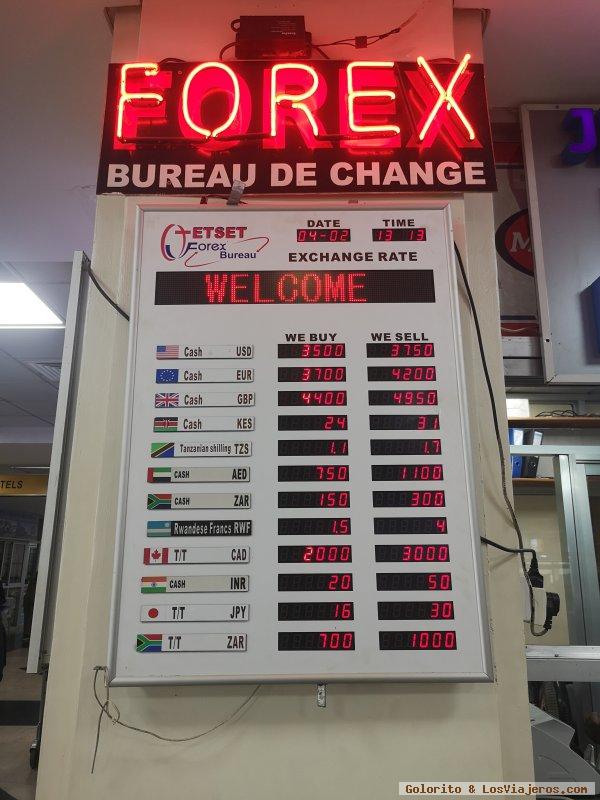 Cambio en Moneda y precios en Uganda y Ruanda