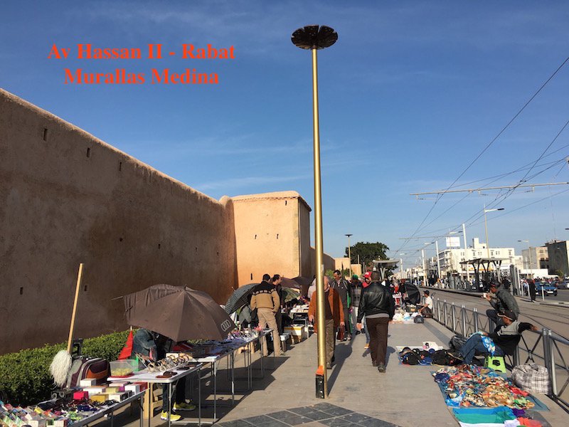 Mercado extra muros medina de Rabat, Traslados Aeropuerto Rabat al Centro: Taxi, Bus, Tren 0