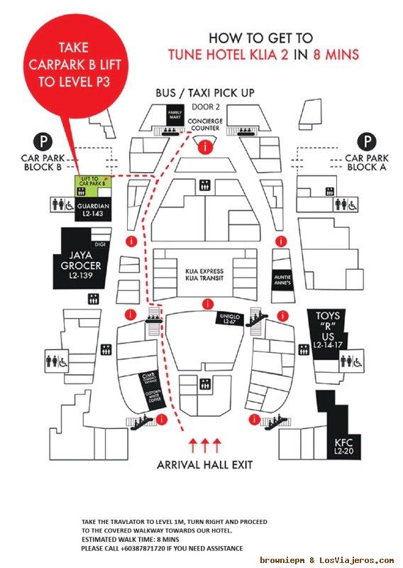 Aeropuertos de Kuala KLIA, KLIA2: Info, Escala -Malasia