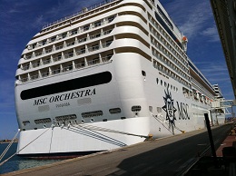 MSC ORQUESTRA 01/05/2012 Muelle Transmediterranea, MSC ORCHESTRA (HISTORICO)