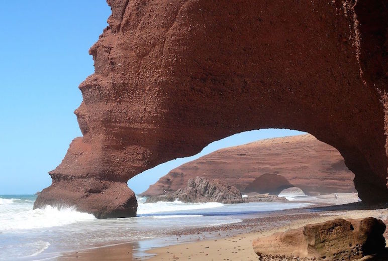 El arco que ya es historia, Sidi Ifni - Playa Legzira - Mirleft (Costa Sur de Marruecos) 1