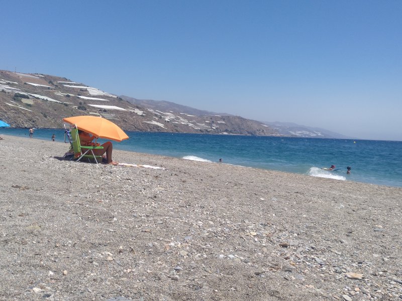 Playa de Cambriles lújar, Costa Alpujarra: Castell de Ferro-Mamola-La Rábita - Granada