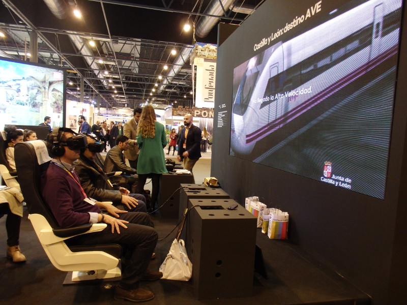 AVE a Castilla y Leon, realidad virtual, FITUR - Feria Internacional del Turismo - Madrid 0