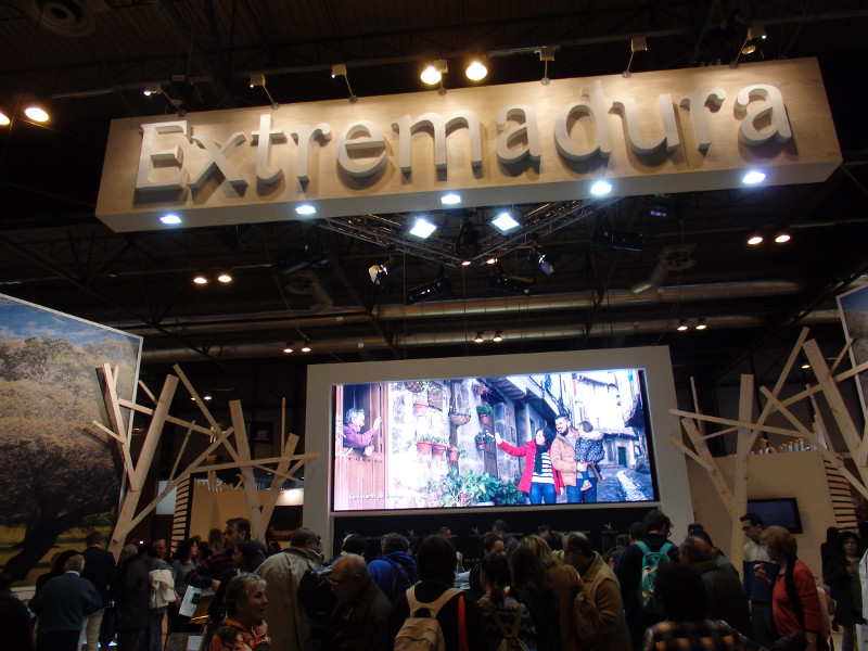 Stand de Extremadura, FITUR en fin de semana: mucha animación 1, FITUR - Feria Internacional del Turismo - Madrid