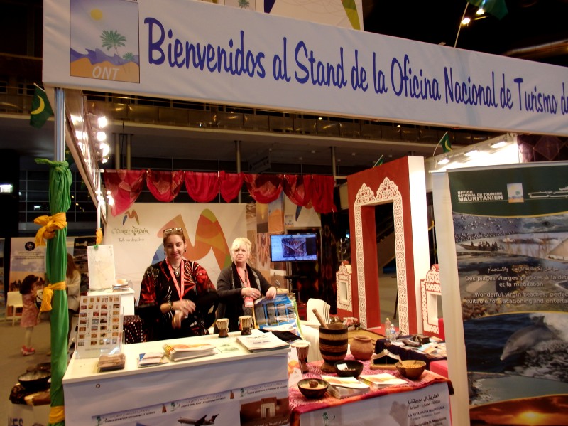 Stand de Muritanai en Fitur, Viajar a Mauritania