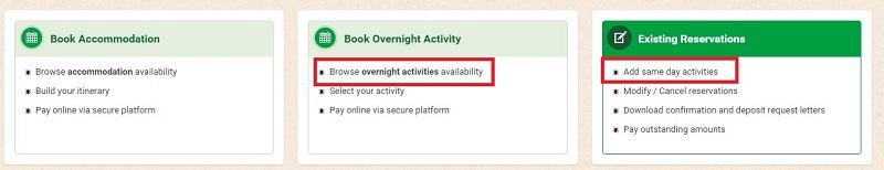RESERVAR CON SANPARKS - Parques Nacionales de Sudáfrica