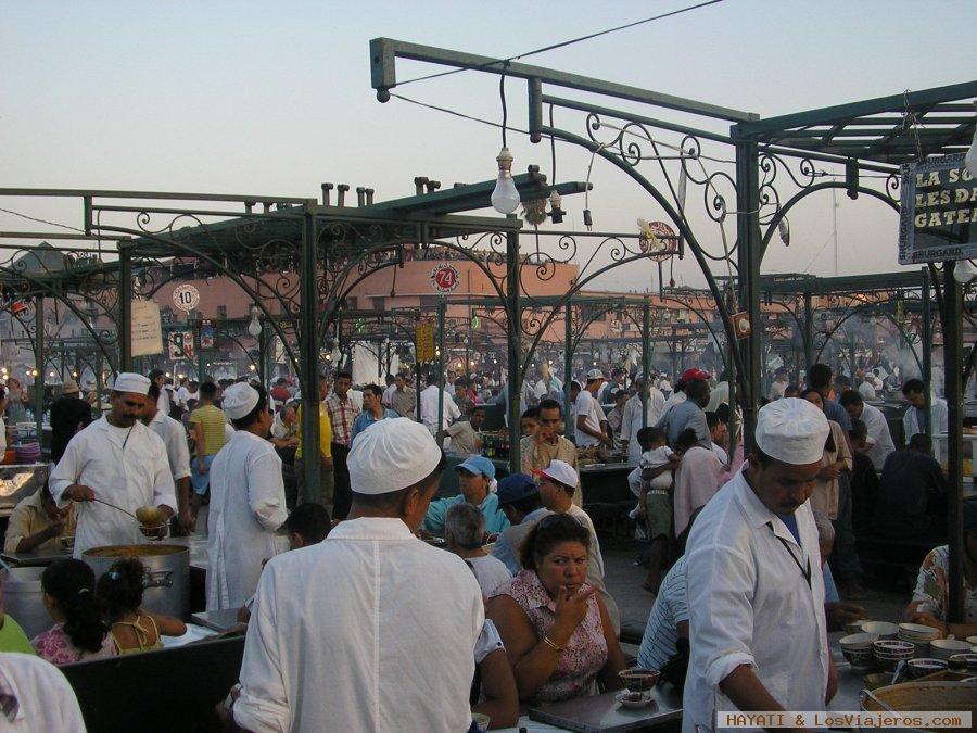 Restaurantes Plaza Fnaa en Marrakech, Que ver en Marrakech (Consejos II) 0