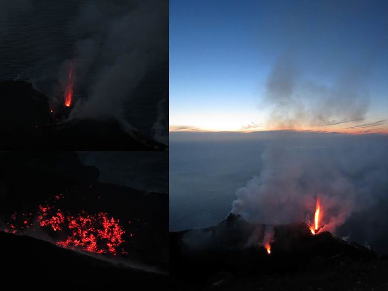 Vistas desde la ruta 3, Isla Estromboli: trekking y volcán -Islas Eolias, Sicilia 0