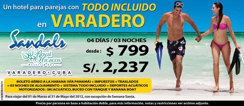 VARADERO TODO INCLUIDO!!!!, 48 HORAS DE LOCURA PARA VIAJAR POR TODO EL PERU 1