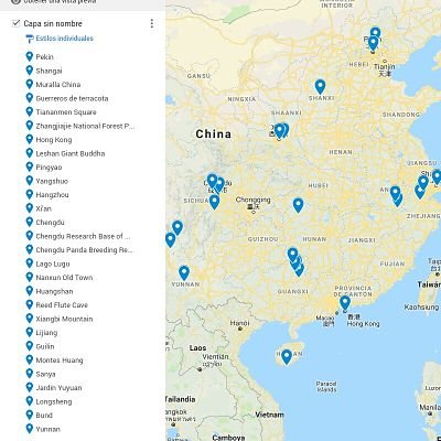 lista sitios, Itinerarios China por libre: Rutas, Dudas y Consejos 0