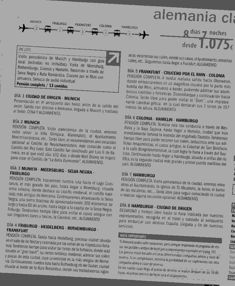 Circuito Alemania clásica  y Berlin con Travelplan 1