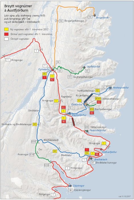 Fiordos del Este de Islandia (East Fjords): visitas, ruta 1
