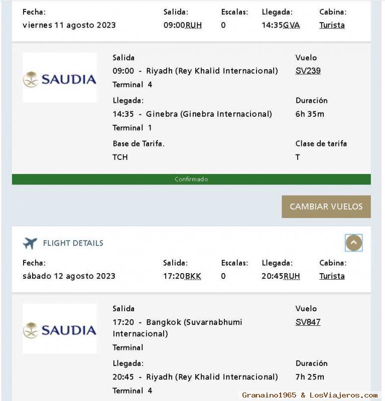 Cancelaciones Saudia Airlines: reembolsos, cambios, bonos