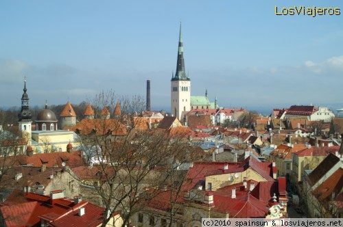 Vista General de Tallin 
Vista de la ciudad de Tallin
