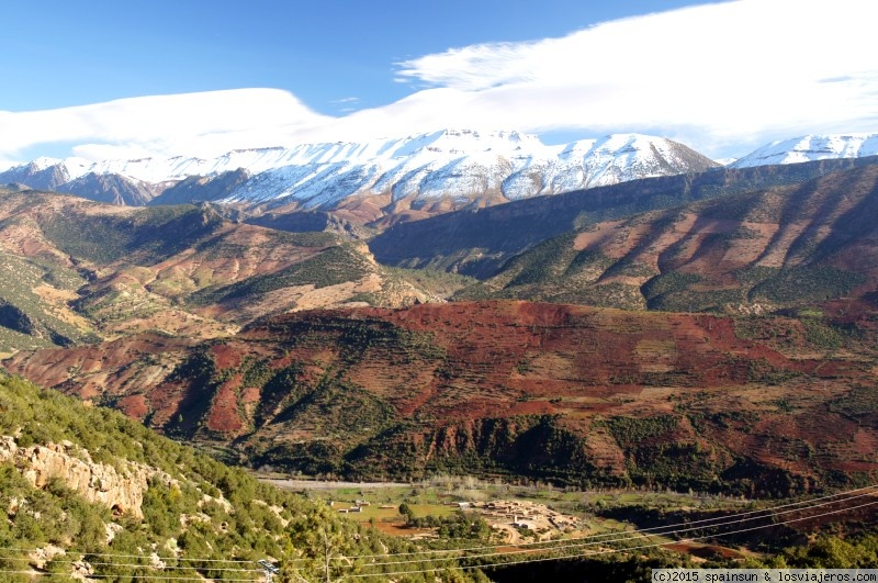 Foro de Atlas: Paisaje del Alto Atlas nevado