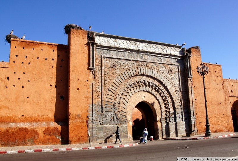Viajar a  Marruecos: Medina - Bab Ighli - Puerta de la Kasbah de Marrakech (Medina)