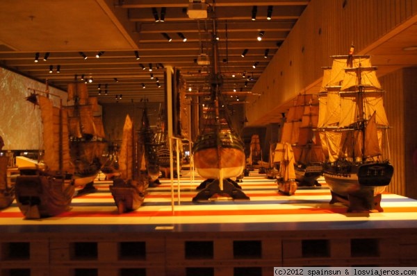 Maquetas de barcos - MAS - Amberes
Maquetas de barcos en el museo MAS de Amberes
