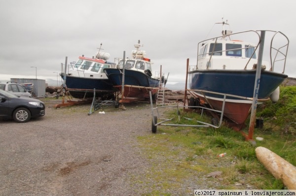 Puerto de Ballingskellings - Kerry
Barcos que llevan a las islas Skellig, en el puerto de Ballingskellings
