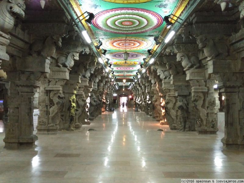 Viajar a  India: Hall Wattens - Sala de las 1000 columnas - Meenakshi Amman Temple - Madurai (Hall Wattens)