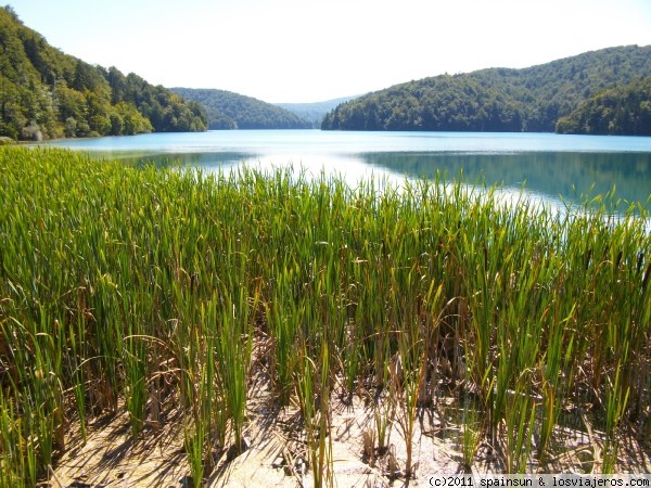 Paisaje lacustre en P. N. Plitvice
Paisaje lacustre típico del parque nacional de Plitvice a principios de septiembre, época seca.
