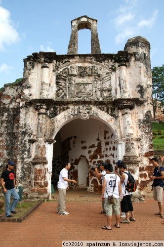 Fuerte portugués - Melaka
Melaka fue una de las posesiones coloniales de Portugal, hasta que los holandeses se la arrebataron.
