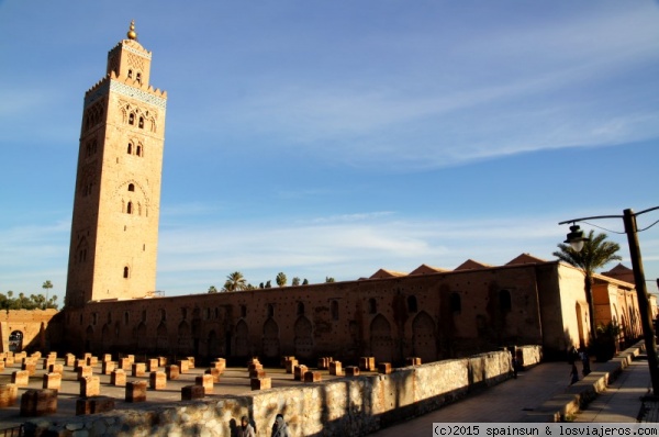 Torre de la Koutubia - Marrakech
La torre de la mezquita recuerda a la Giralda. Es el punto de referencia en la ciudad.
