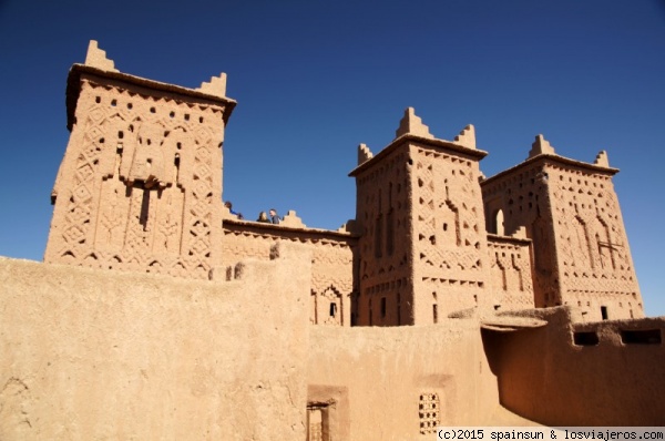 Kasbah de Amridil - Skoura
Vista de las torres que salían en el billete de 50 dirhams, desde la terraza del museo de la Kasbah
