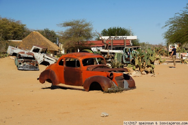 Solitaire, Parque Nacional del Namib
Solitaire es un pequeño pueblo en un cruce de caminos.
