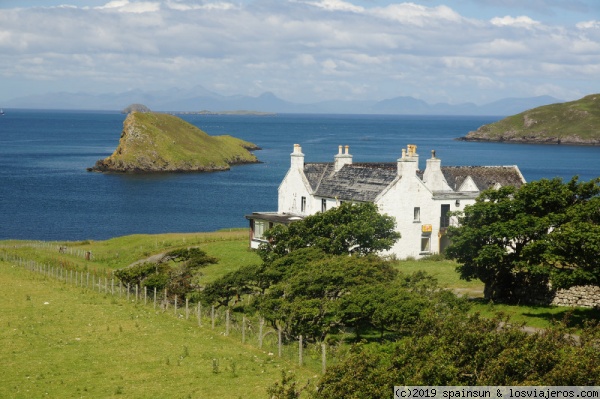 Isla de Skye, Escocia
Vista panorámica de una bahía del norte de la Isla de Skye.
