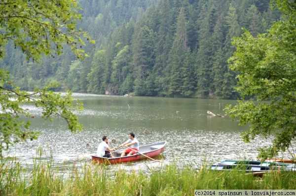 Lago Rojo - Lacu Roșu - Harghita
El lago rojo es un lugar de incipiente turismo, situado a 900 metros de altitud en el parque de Bicaz
