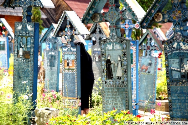 El Cementerio Alegre de Sapanta - Maramures, Monumento-Rumania (1)