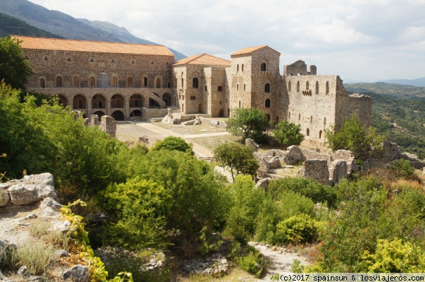 Mistras, Palacio - Laconia
Palacio de la ciudad Bizantina de Mistras
