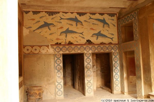 Delfines - Knossos
Frescos con delfines en el palacio minoico de Knossos
