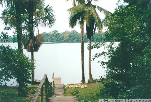 Lago Sandoval - Amazonas
Lago Sandoval, formado por un antiguo menandro del río Madre de Dios. Un lugar estupendo para pescar pirañas y ver animales.
