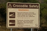 Crocodile Danger sign