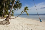 Beach in front of Coral Cay Hotel - San Juan, Siquijor