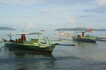 Barcos en la Bahia de Port Barton, Palawan