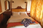 Bedroom in a houseboat -Kerala Backwaters