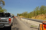 Atasco y obras en la carretera Panamericana cerca de David - Chiriqui