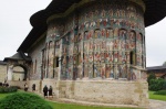 Sucevita Monastery painted walls - Romania