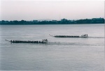 Regatas en el río Mekong