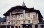 Casas con fachada pintada - Oberammergau, Baviera