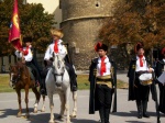 Soldados ataviados con trajes tradicionales - Zagreb